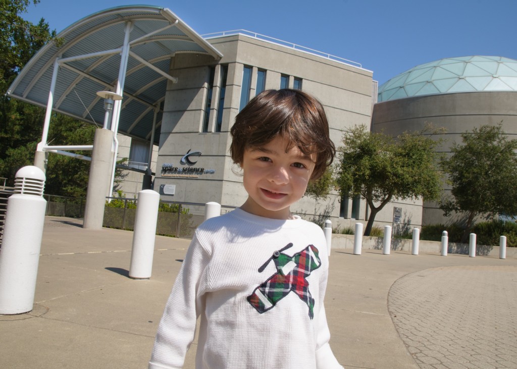 Logan at Chabot Space and Science Center